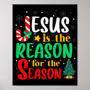 Affiche Jésus Est La Raison De La Saison De Noël Chris