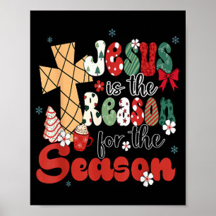 Affiche Jésus Est La Raison De La Saison De Noël Jésus