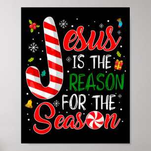 Affiche Jésus Est La Raison De La Saison De Noël Pyjama