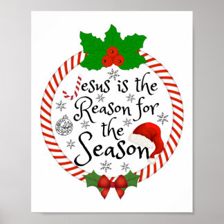 Affiche Jésus est la raison de la saison T-shirt