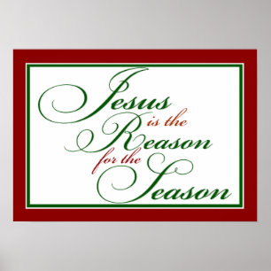 Affiche Jésus est la raison de l'affiche