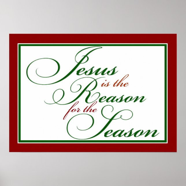 Affiche Jésus est la raison de l'affiche (Devant)