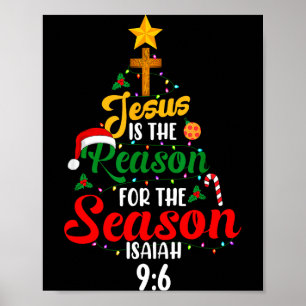 Affiche Jésus Est La Raison De L'Arbre De La Saison Ésaïe