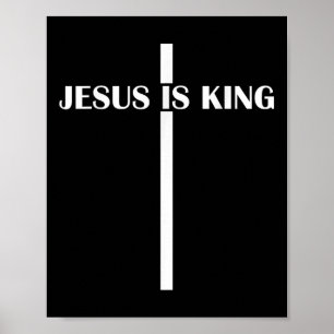 Affiche Jésus Est Le Roi Foi Chrétienne Eglise Jésus Est L
