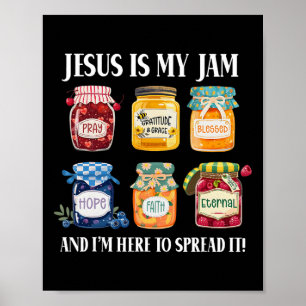 Affiche Jésus est ma passion et je suis là pour répandre l