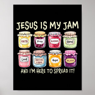 Affiche Jésus est ma passion et je suis là pour répandre l