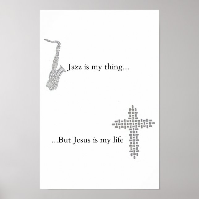 Affiche Jésus est ma vie (Devant)