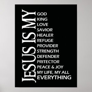 Affiche Jésus est mon