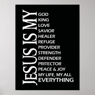 Affiche Jésus est mon