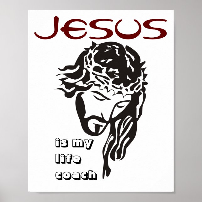 Affiche Jésus est mon entraîneur de vie (Devant)
