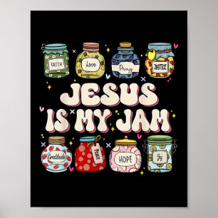 Affiche Jésus Est Mon Jam Foi Chrétienne Religieux Christ
