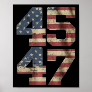 Affiche Jésus Est Mon Sauveur Trump Est Mon Président Amér