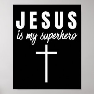 Affiche Jésus Est Mon Superhero Funny Vbs Camp Christian S