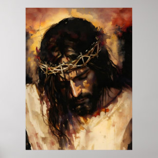 Affiche Jésus Est Mort Sur La Croix