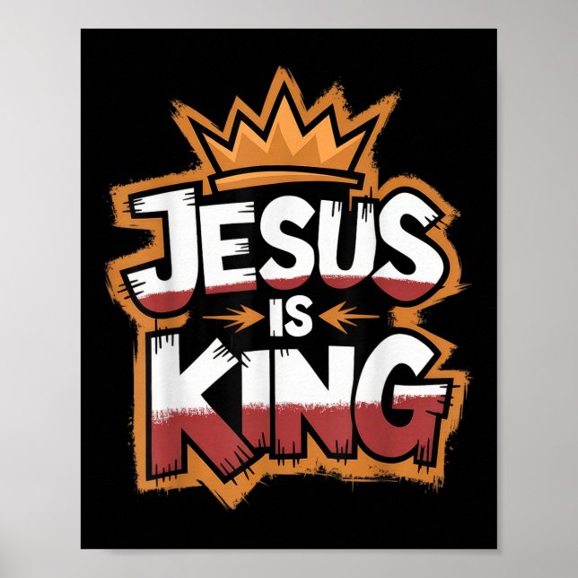 Affiche Jésus est roi (Devant)