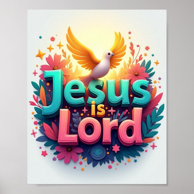 Affiche Jésus est Seigneur (Devant)