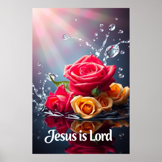 Affiche Jésus est Seigneur (Devant)