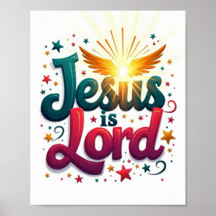 Affiche Jésus est Seigneur