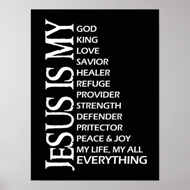 Affiche Jesus is my (Devant)