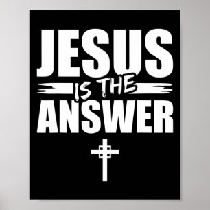 Affiche Jesus Is The Answer Jesus T-ShirtAre you a Patriot
