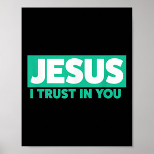 Affiche Jésus, j'ai confiance en toi