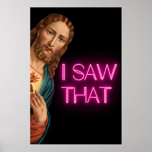 Affiche Jésus J'Ai Vu Ce Mème