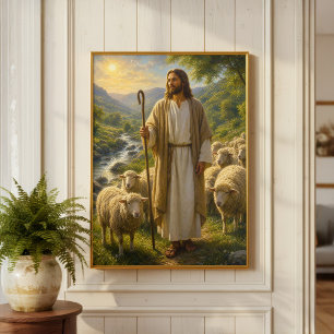 Affiche Jésus le Bon Berger à Golden Valley
