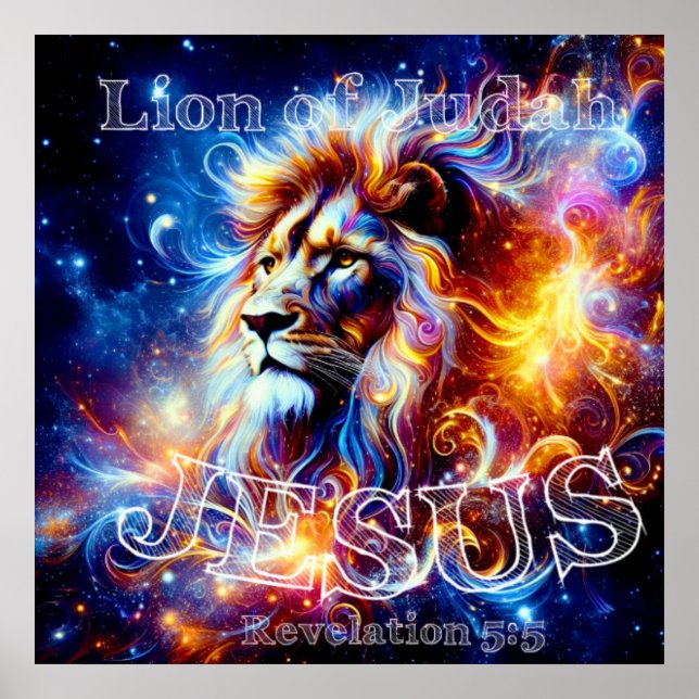 Affiche Jésus Lion de Juda (Devant)