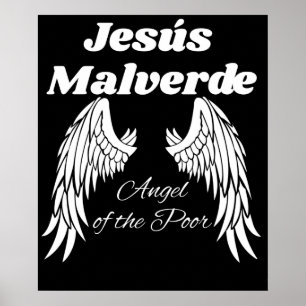 Affiche Jésus Malverde Ange Du Pauvre Jésus Malverde