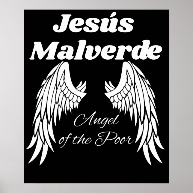 Affiche Jésus Malverde Ange Du Pauvre Jésus Malverde (Devant)
