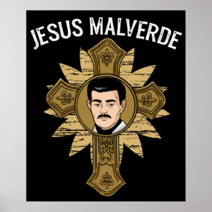 Affiche Jésus Malverde Religion Mexique Don Jésus Malver