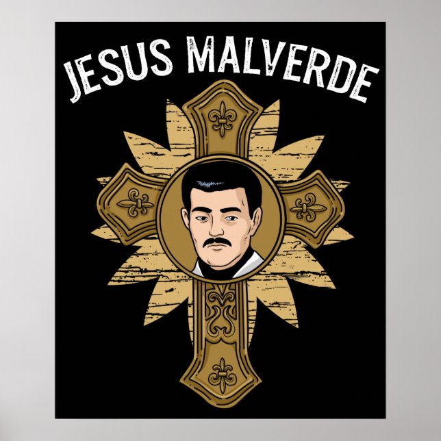 Affiche Jésus Malverde Religion Mexique Don Jésus Malverde (Devant)