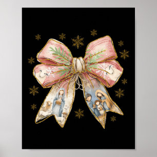 Affiche Jésus Noël Coquette Noël Noël Noël Noël Jésus est