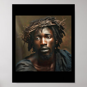 Affiche Jésus Noir, Christianisme, Église, Christ, Jésus