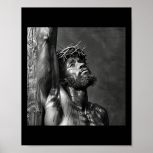 Affiche Jésus Noir, Christianisme, Église, Christ, Jésus