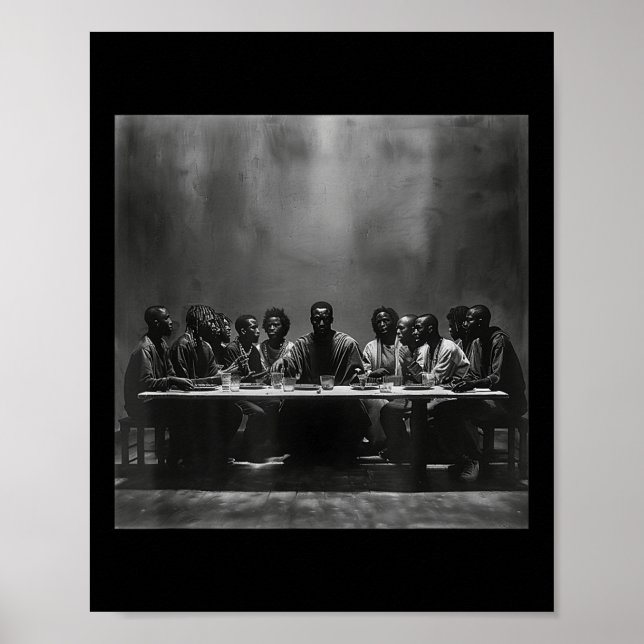 Affiche Jésus Noir, Dernier sacrement, Jésus 1 (Devant)
