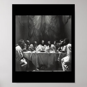 Affiche Jésus Noir, Dernier sacrement, Jésus 7