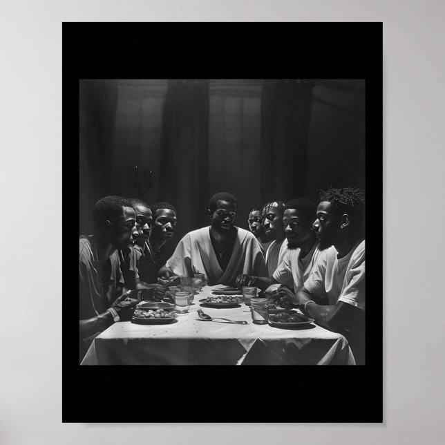 Affiche Jésus Noir, Dernier sacrement, Jésus _7 (Devant)