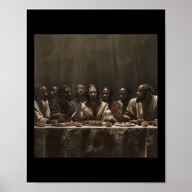 Affiche Jésus Noir, Dernier sacrement, Jésus _8 (Devant)