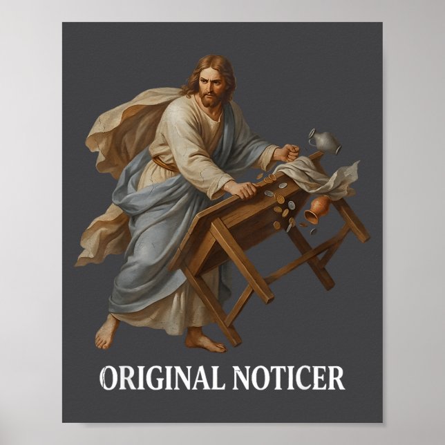 Affiche Jesus Original Noticer  (Devant)