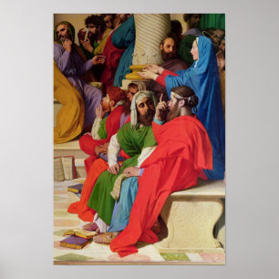 Affiche Jésus parmi les médecins