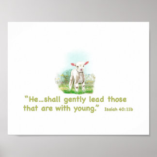 Affiche Jésus, Pasteur