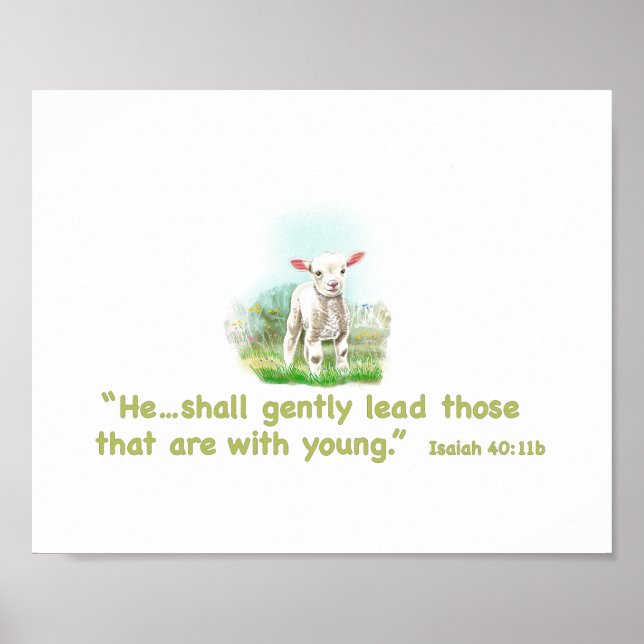 Affiche Jésus, Pasteur (Devant)