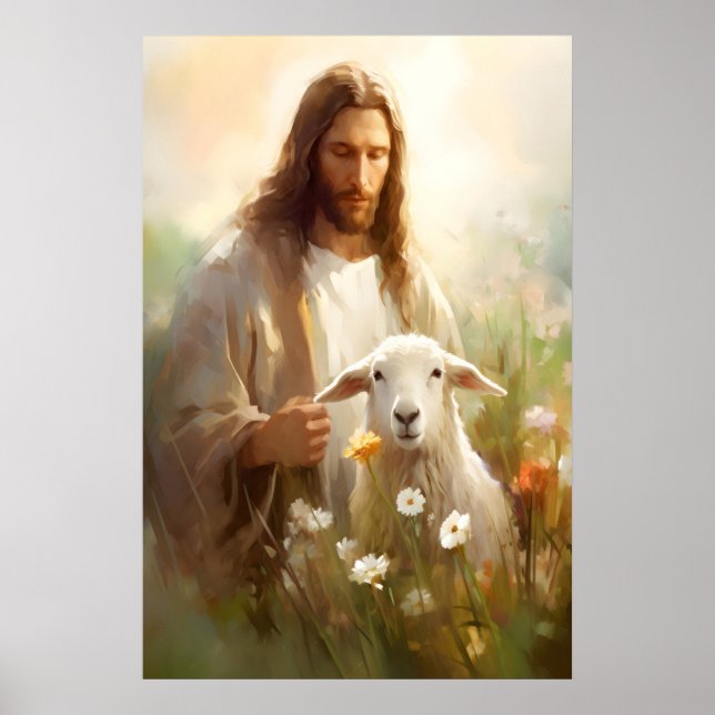 Affiche Jésus quitte les 99 Parabole de la brebis perdue (Devant)