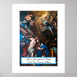 Affiche Jésus ressuscité apparaît à Marie