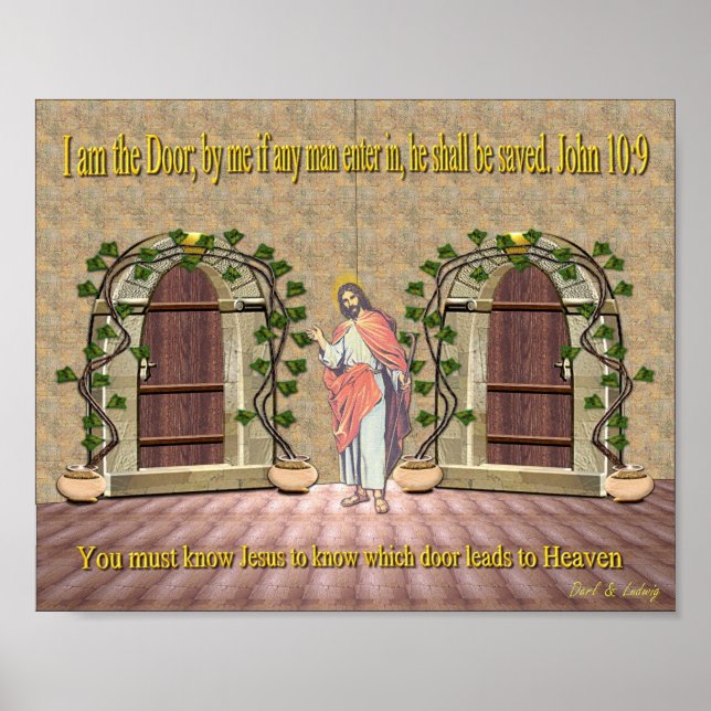 Affiche Jésus sauve (Devant)