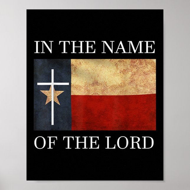 Affiche Jésus Texas chrétien  (Devant)