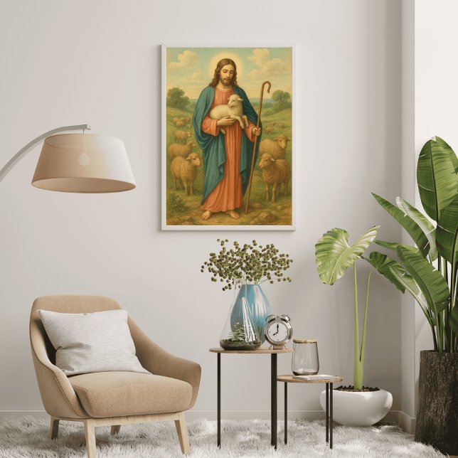 Affiche Jesus The Good Shepard (Créateur téléchargé)