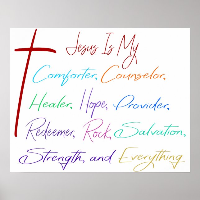 Affiche Jésus tout (Devant)