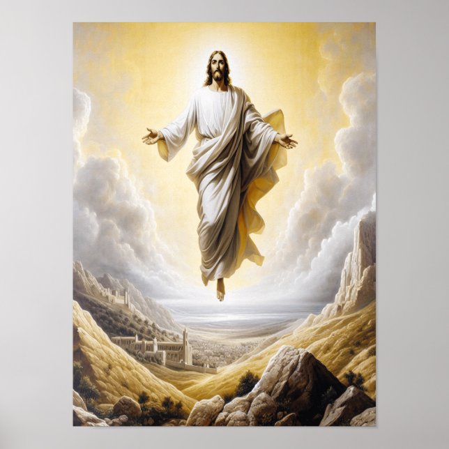 Affiche Jésus victorieux à la Porte du Ciel (Devant)